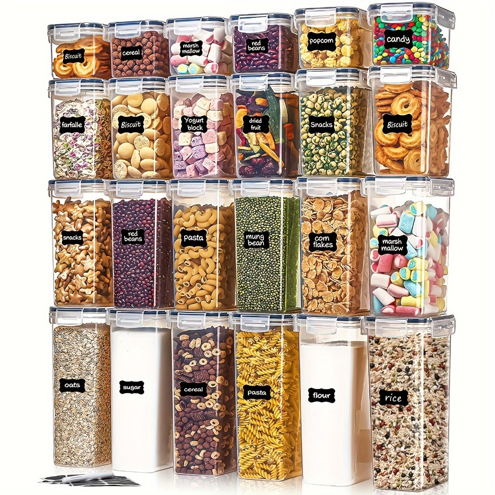Kitchen Gadgets Organizer - 24 adet gıda saklama kapları 12