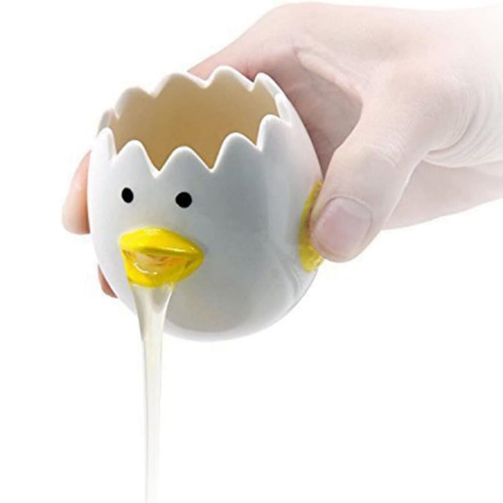 Egg Separator Tool - Sevimli Yumurta Ayırıcı, Seramik Kusmayan Tavuk
