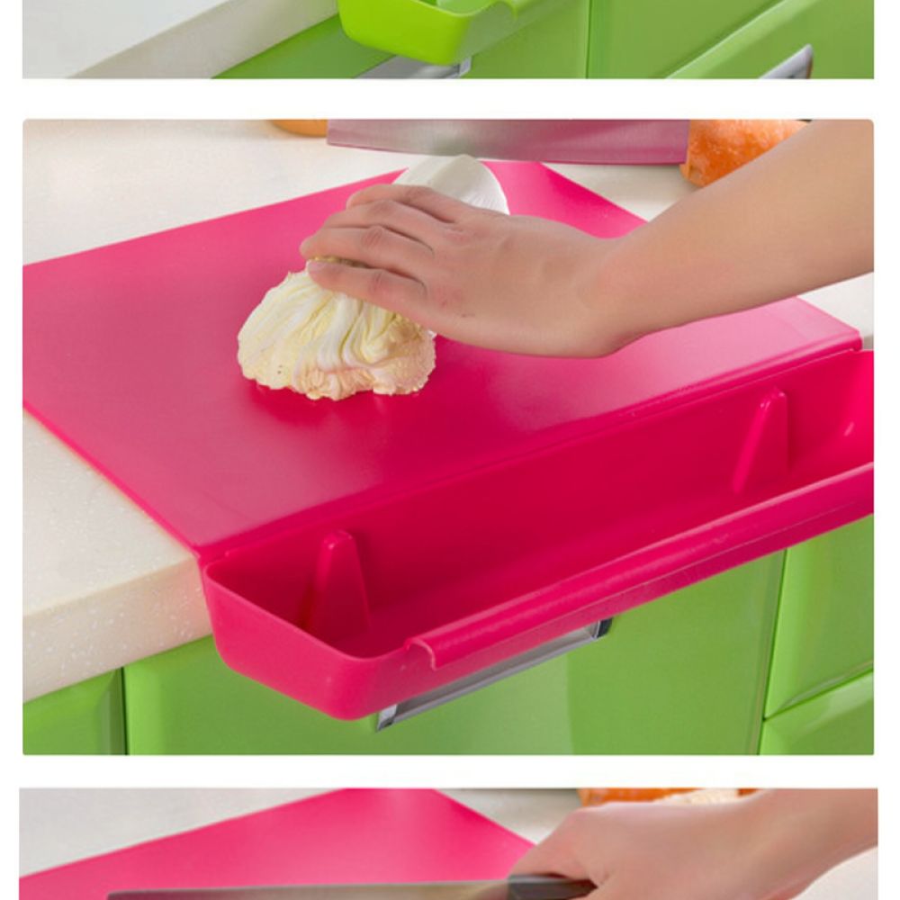 Kitchen Gadgets Organizer - Çok Amaçlı Mutfak Kesme Tahtası Seti,