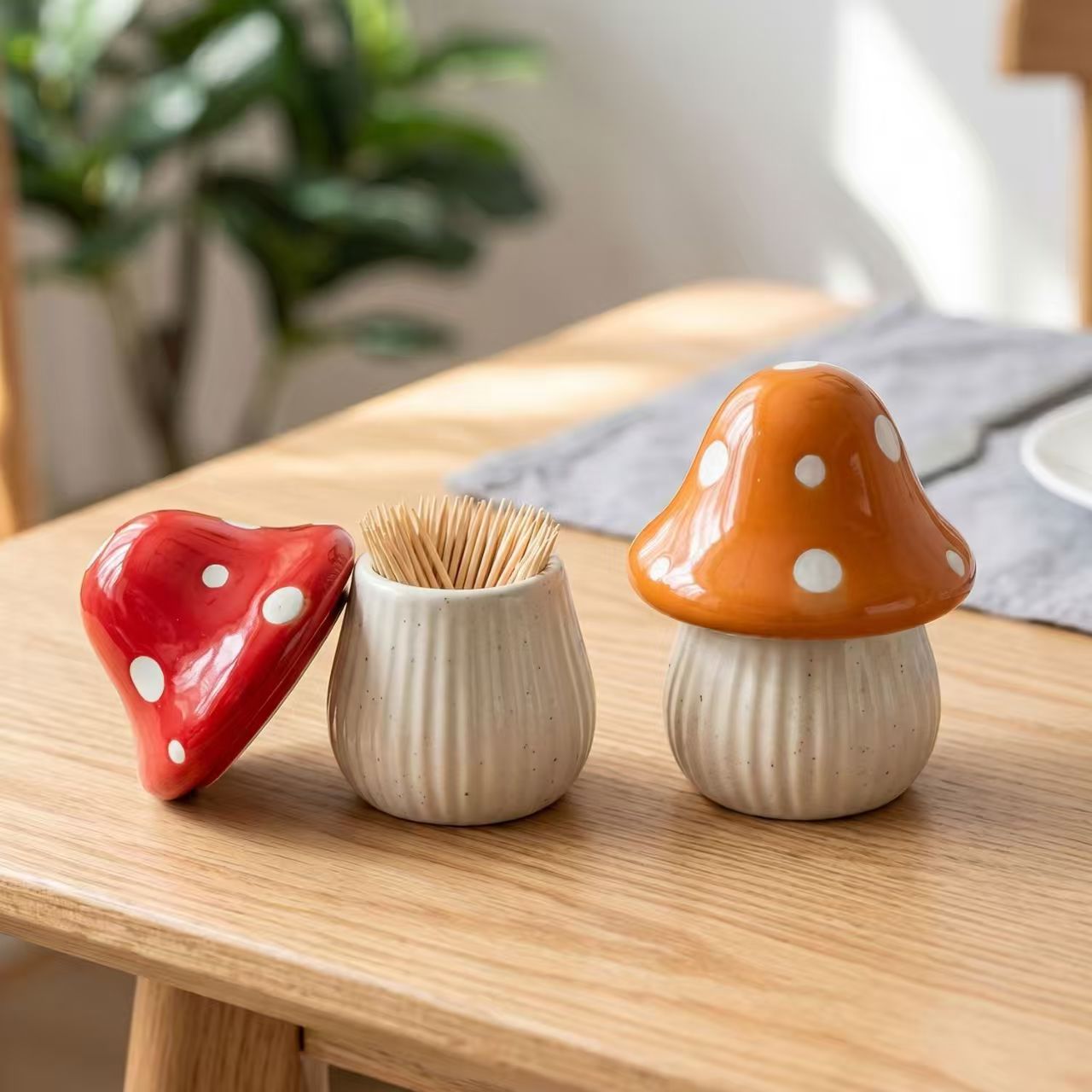 Karikatür Mantar Seramik Sakla - Kitchen Gadgets Organizer incelemesi ve fiyatı