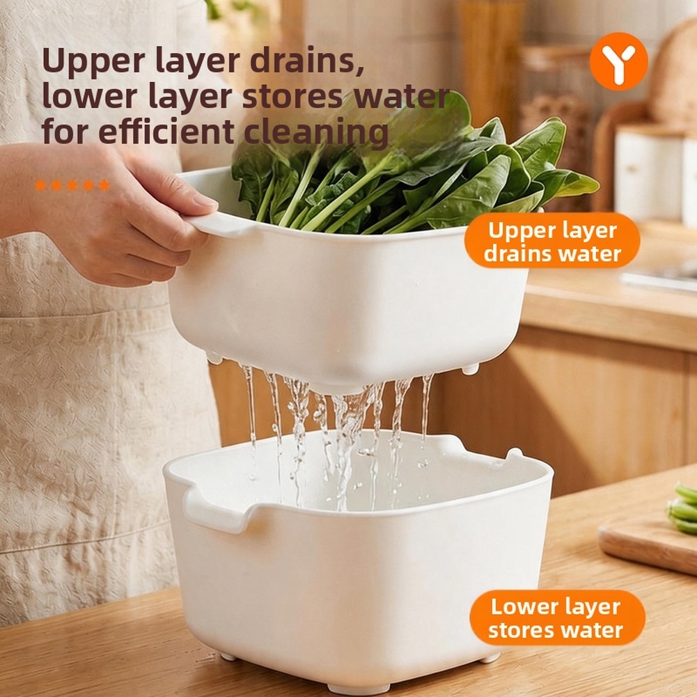 Gıda Sınıfı İki Katmanlı Süzge - Kitchen Gadgets Organizer incelemesi ve fiyatı