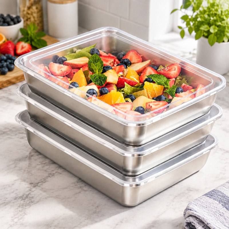 Şeffaf Kapaklı, Üçlü Paket Pas - Kitchen Gadgets Organizer incelemesi ve fiyatı